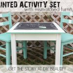 Create an Activity Table Set for Kids with Mismatched Furniture .