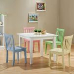 460235 Harriet bee new canaan 5 pc kids play table set with multi .