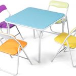 Amazon.com: Costzon Kids Table and Chair Set, 5 Piece Colorful .