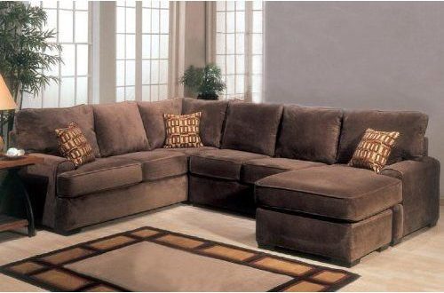 Chocolate Brown Sectional Sofa With Chaise 29147 500x330 