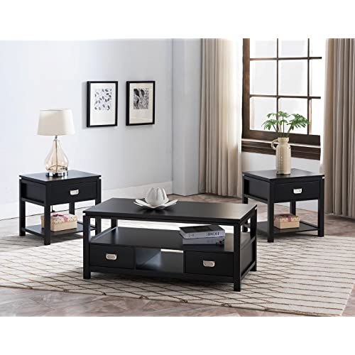 Coffee Table and End Table Set with Storage: Amazon.c