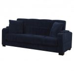 Susan Velvet Convert-a-Couch Storage Arm Futon Sofa Sleeper .