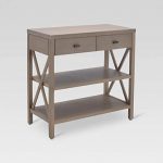 Amazon.com: Owings Console Table 2 Shelf with Drawers - Threshold .