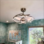 27" Bucholz Ceiling Fan with LED Lights, Modern Chandelier Fan .