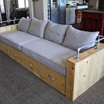 Modern Wood Storage Sofa | Ana Whi