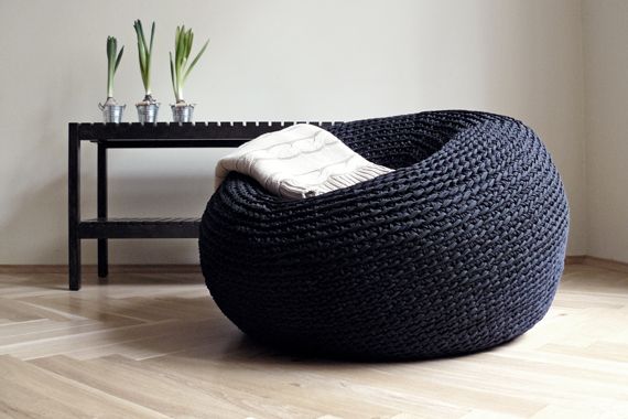 Classic by KUMEKO. A modern take on the bean bag chair. | Modern .