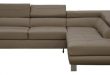 LOTUS Leather Sectional Sleeper Sofa, Right Corner - Contemporary .