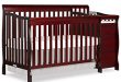 Amazon.com : Dream On Me 5 in 1 Brody Convertible Crib with .