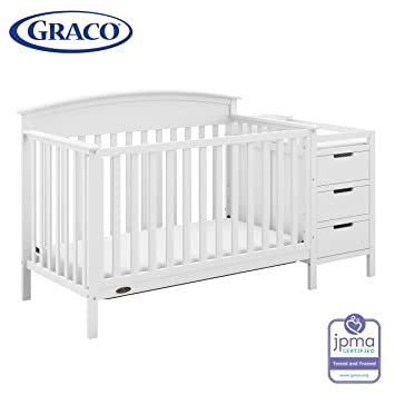 Amazon.com : Graco Benton 4-in-1 Convertible Crib and Changer .