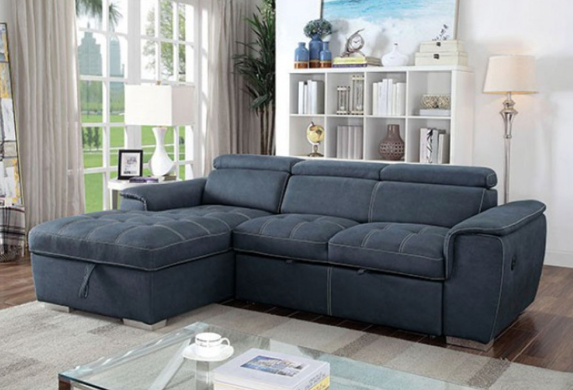 Convertible Sectional Sofa Bed CM6514 by Furniture of Ameri