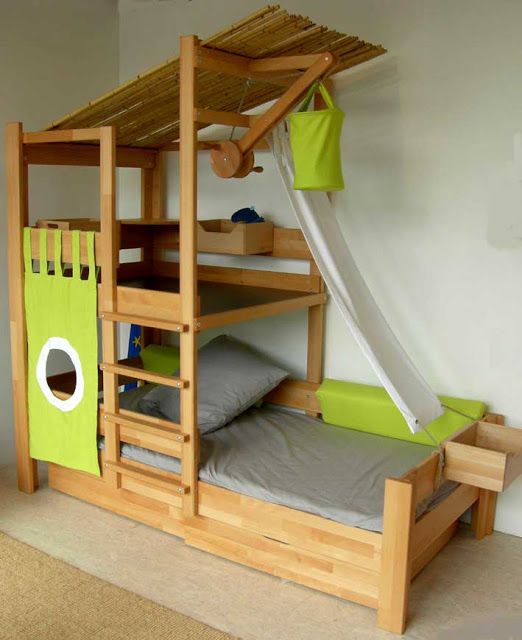 Really cool kids beds | Cool beds for kids, Kid beds, Diy toddler b