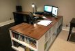 Unique Office Desks Cool Desk Ideas Medium Size Design Home Info .
