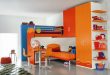 Contamporary Kids Room With Colorful Modern Kids Furnitu