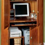 Corner Computer Armoire - for living room | Computer armoire .
