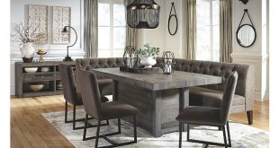 Tripton Corner Dining Room Bench | Ashley Furniture HomeSto