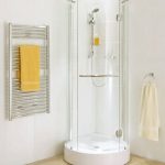 Small round shower | Shower stall, Small shower stal