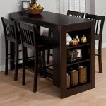 Jofran Maryland Counter Height Storage Dining Table - Great Bartend
