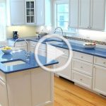 blue countertops with white cabinets - Google Search | Blue .