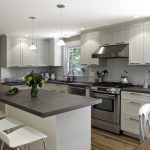 White Kitchen Cabinets With Dark Grey Countertops 3523 Home And .