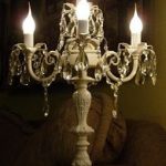 Chandeliers I've Made (With images) | Chandelier table lamp, Table .