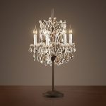 Crystal chandelier table lamps - 15 ways to make any home shine .
