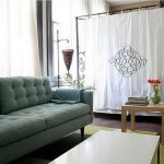 Inexpensive curtains room divider for studio apartment ideas .