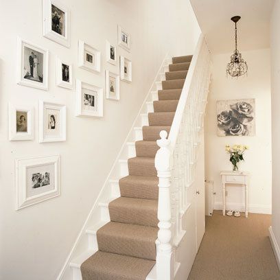 decorating ideas for stairs and hallways