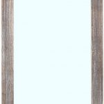 Amazon.com: MBQQ Rustic Flat Wood Frame Hanging Wall Mirror .