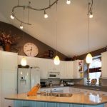 Designer Overhead Kitchen Light Fixtures | Vaulted ceiling .