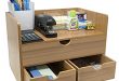 Amazon.com : Sorbus 3-Tier Bamboo Shelf Organizer for Desk with .