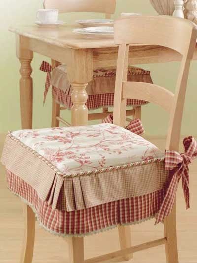 Dining Chairs Cushions with ties (With images) | Dining room chair .