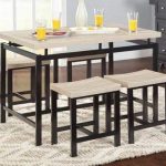 Amazon.com : Dinette Sets For Small Spaces-Dinning Room Table Set .