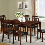 Dining Table w/ 6 Chairs | Bella Furniture and Mattre