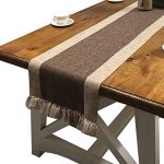 Amazon.com: PHNAM Table Runner with Tassels 72 Inches Long Linen .