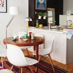small apartment dining table set round wood | Apartment dining .