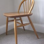 Ercol 414 Desk/Dressing Table Low Back Stool Chair Mid Century | Et