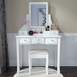 Amazon.com: Vanity Set Makeup Vanity Desk Dressing Table with .