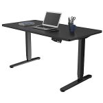 Loctek Electric Height Adjustable Stand Up Desk Black - Office Dep