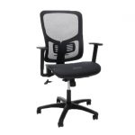 OFM ESS3055BLK Essentials Ergonomic Chair, Lumbar Support, Black,