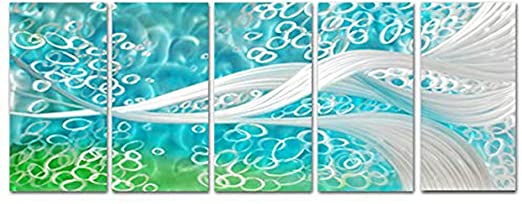 Amazon.com: Metal Art Wall Decor, Abstract Extra Large Accent Art .