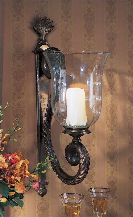 Candle sconce. | Wall candles, Large candle sconc
