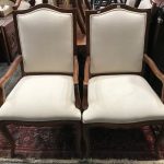 Lot-Art | Set of 8 French Style Fabric Upholstered Dining Chai