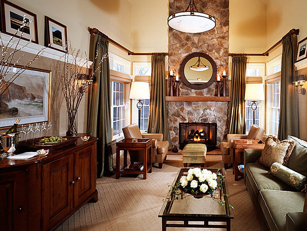 How To Decorate A Family Room, Traditional Living Room Decorating .