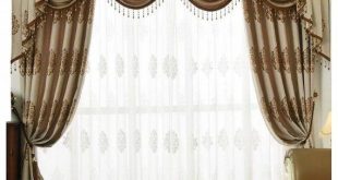 Blackout Curtain Grommets Living Room Sheers Panels Bedroom Window .