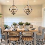 Shop Farmhouse Chandlier with 3-lights Hanging light for Dining .
