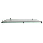 Shop Miseno MT-WHSSEC0816-RE 16" Clear Glass Bathroom Shelf .