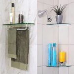 Glass Bathroom Shelves | Floating Shelves for Bathroom Corners .