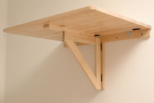 The Ultra-Compact DIY $47 IKEA Standing Laptop Desk | Fold up desk .