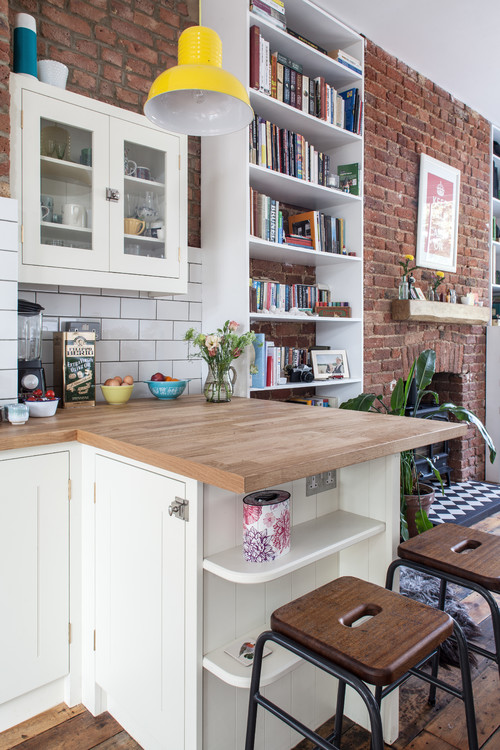 9 Ways To Make Islands And Breakfast Bars Work In Small Kitche