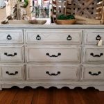 Sold Farmhouse style light gray distressed dresser in Monroe - let